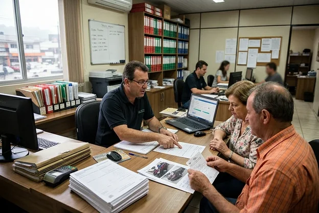 Consulta sobre liberação de sinistro em um despachante.